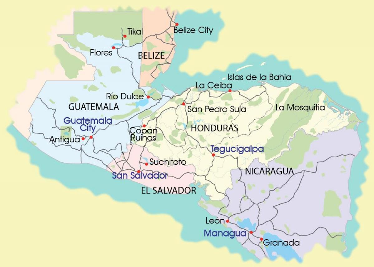 harta e mosquitia Honduras