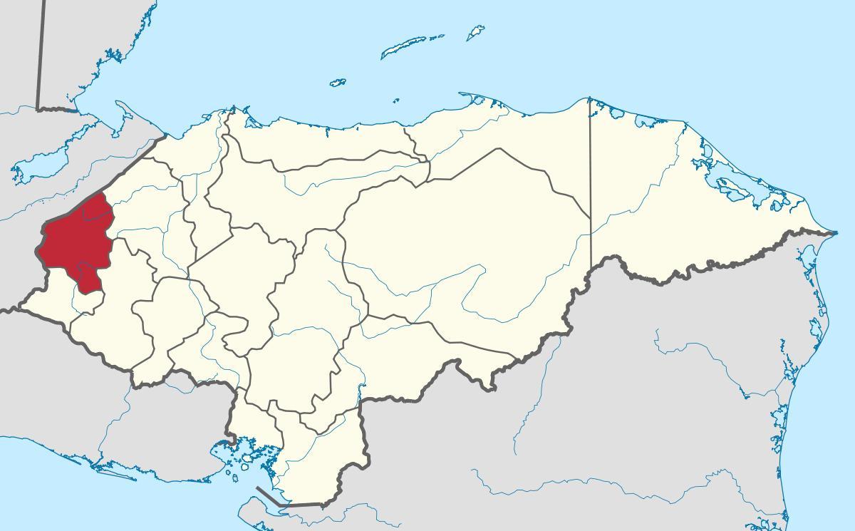 harta e copan Honduras