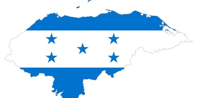Harta e Honduras flamurit