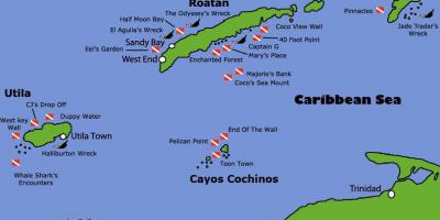 Ishujt e Hondurasit hartë