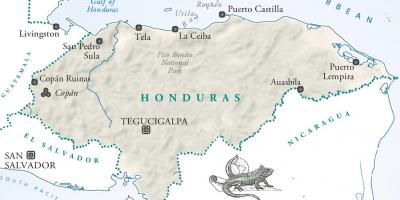 Harta e la ceiba Honduras